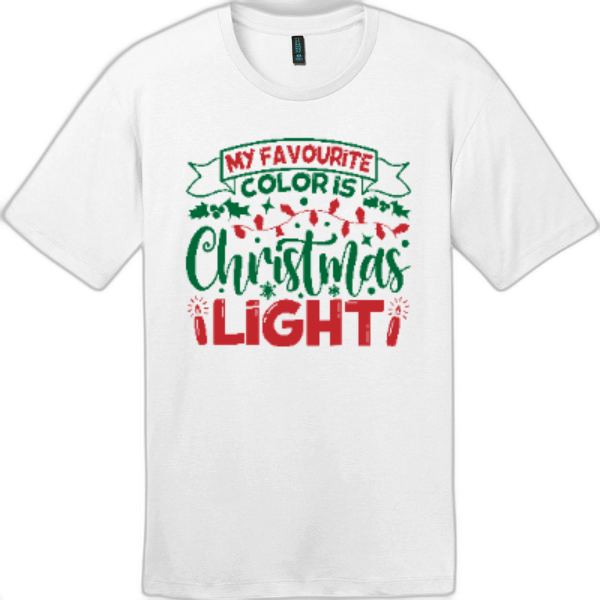 Favorite Color is Christmas Light Tee