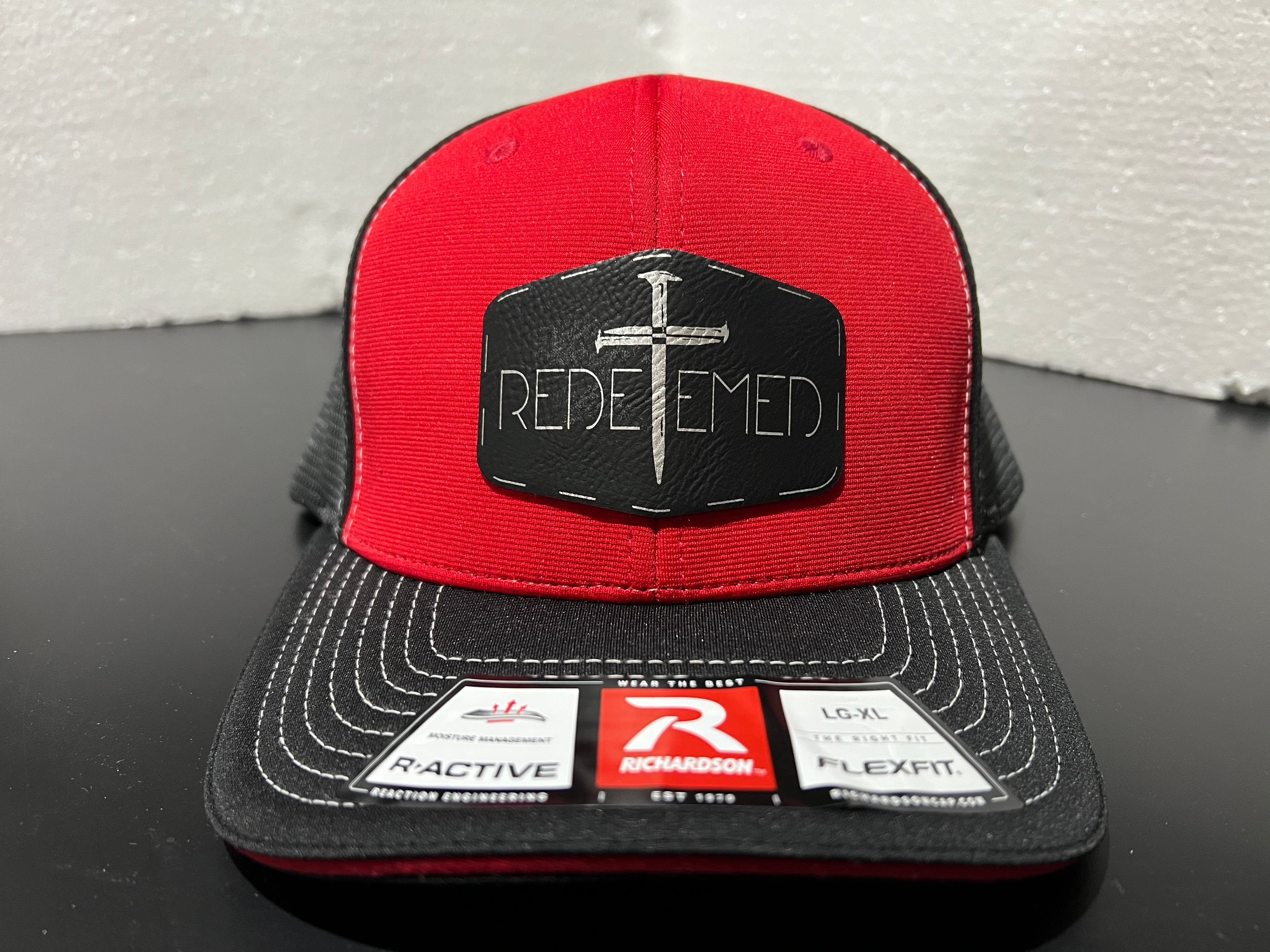 Richardson Flexfit Laser Engraved REDEEMED Patch Hat