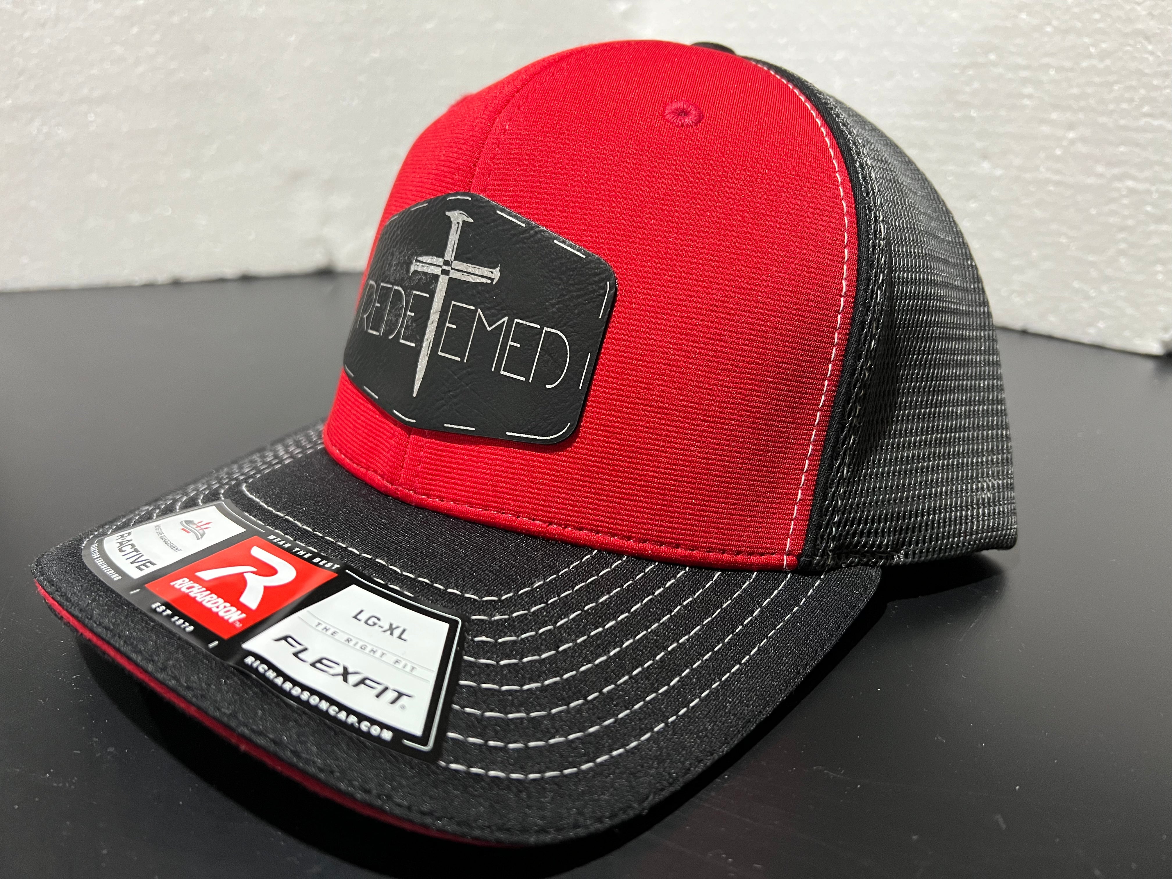 Richardson Flexfit Laser Engraved REDEEMED Patch Hat