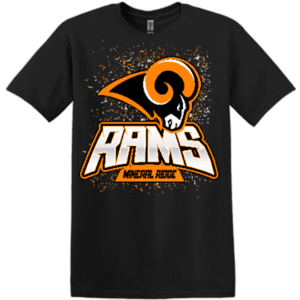 Mineral Ridge Rams Confetti Tee