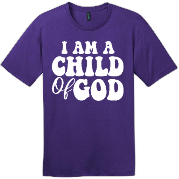Child of God White Letter Tee