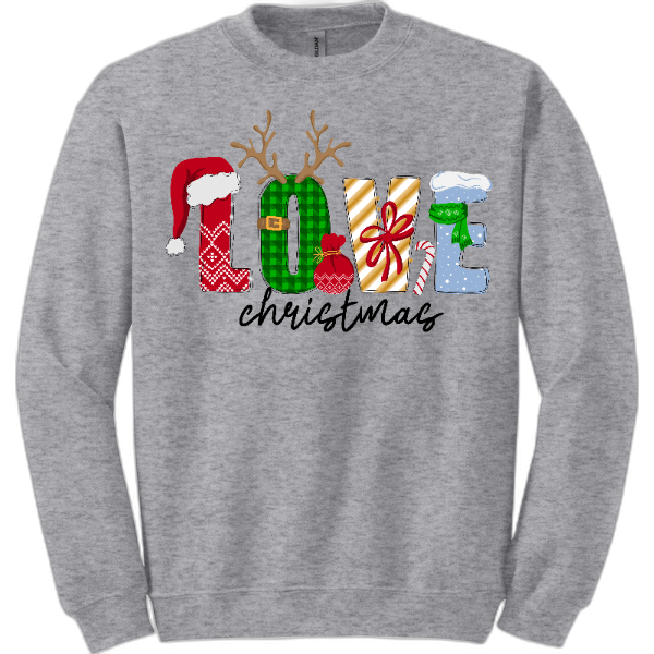 Festive Christmas Love Sweatshirt