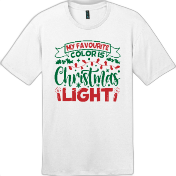 Favorite Color is Christmas Light Tee
