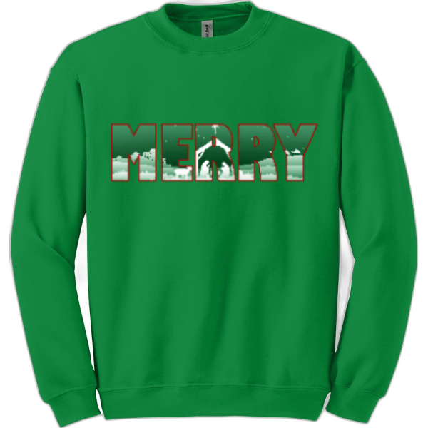 Merry with Nativity Scene Sweatshirt