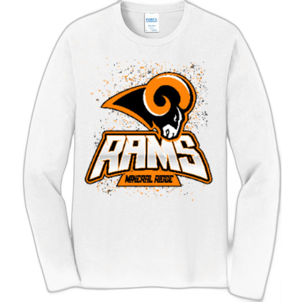 Mineral Ridge Rams Confetti Long Sleeve Tee