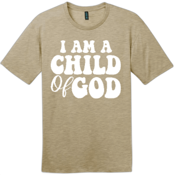 Child of God White Letter Tee