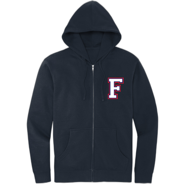 Falcon Block F Fleece Full-Zip Hoodie