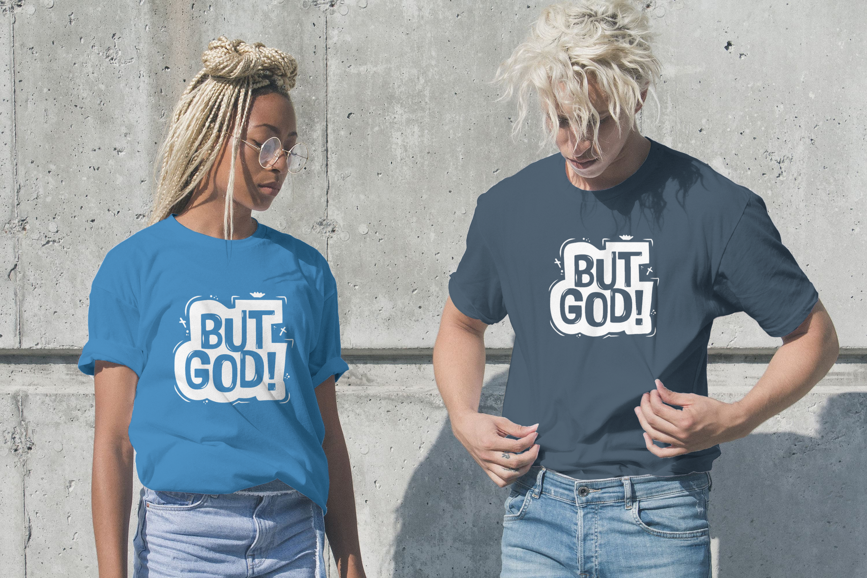 But God Tee - White Letter