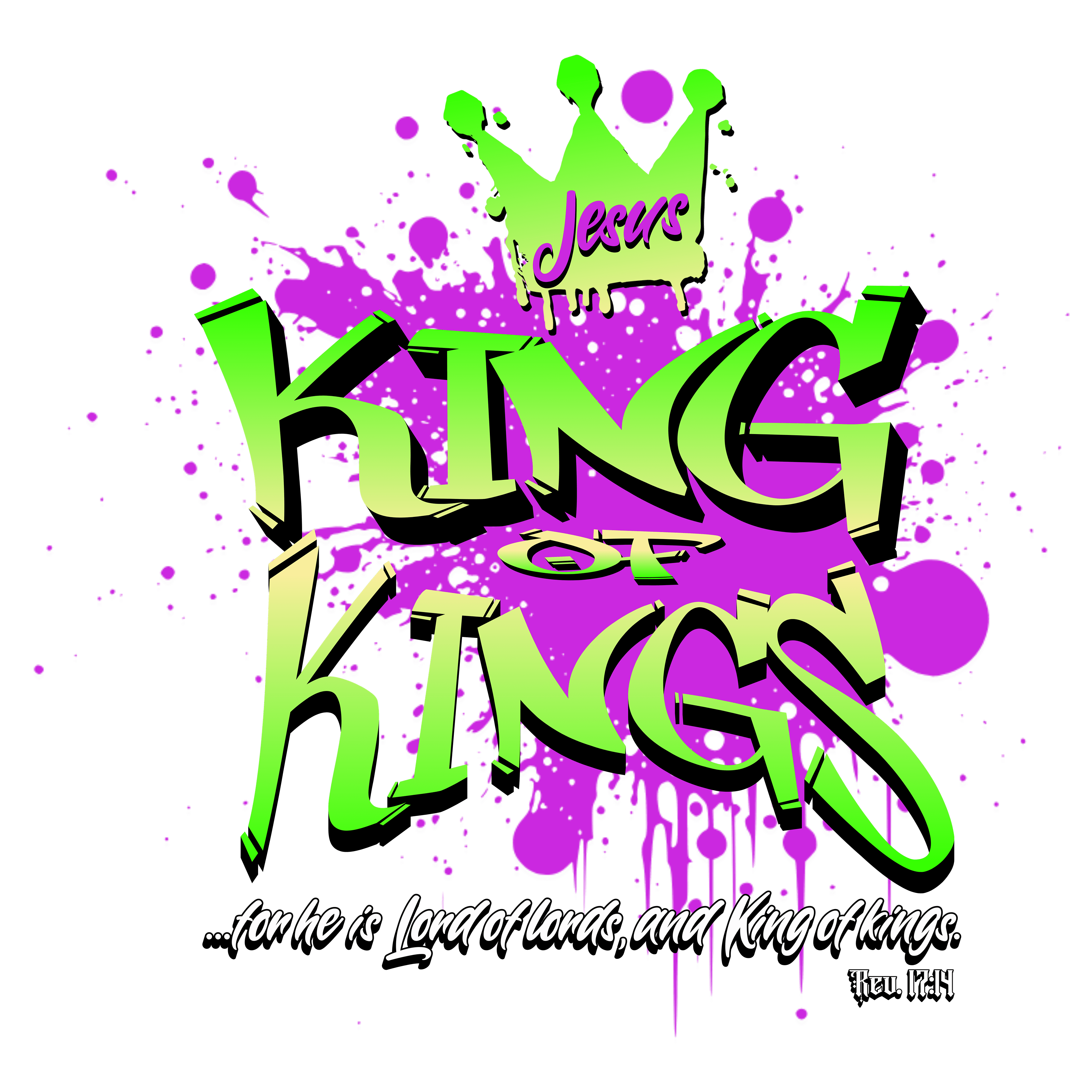 King of Kings Graffiti Tee