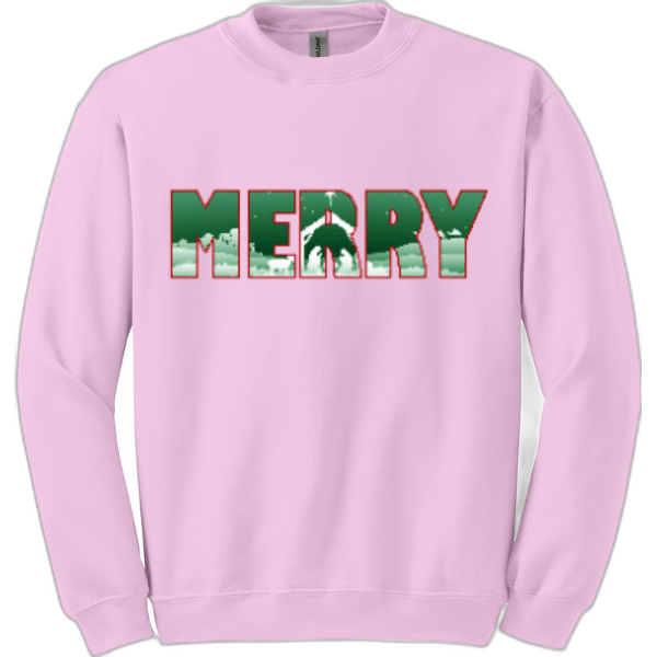 Merry with Nativity Scene Sweatshirt