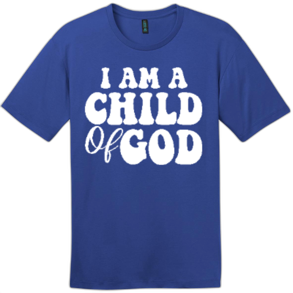 Child of God White Letter Tee