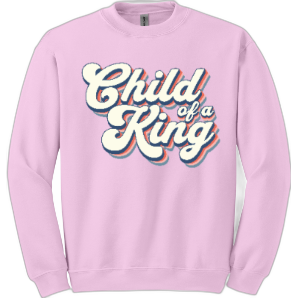 Child of A King Pastel Sweatshirt