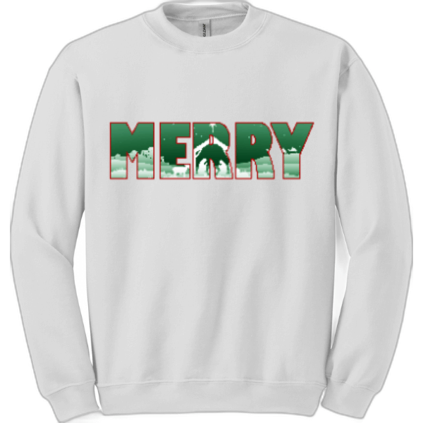 Merry with Nativity Scene Sweatshirt