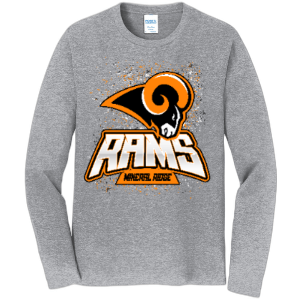 Mineral Ridge Rams Confetti Long Sleeve Tee