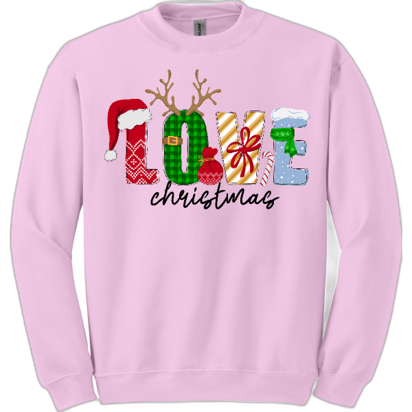 Festive Christmas Love Sweatshirt
