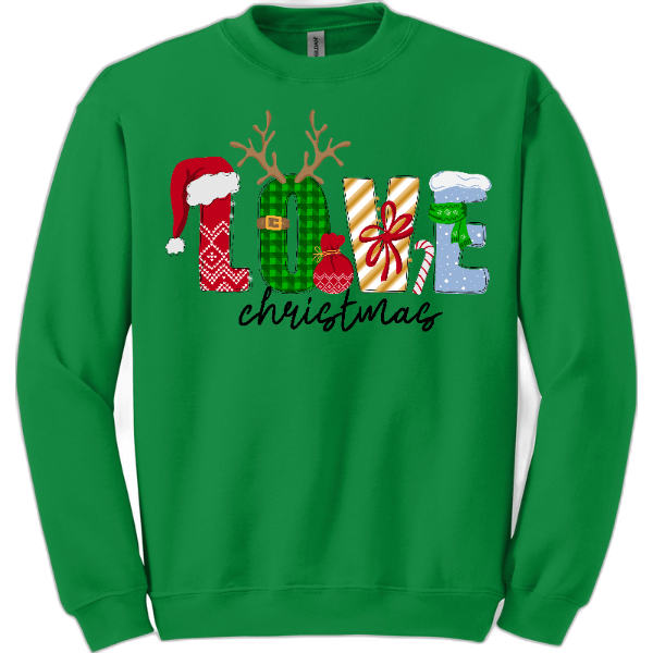 Festive Christmas Love Sweatshirt