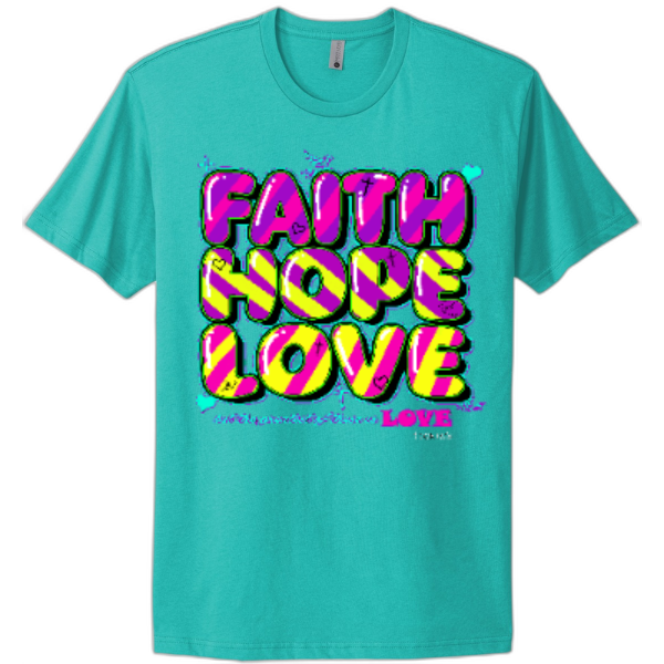 Faith Hope and Love Tee - Ladies