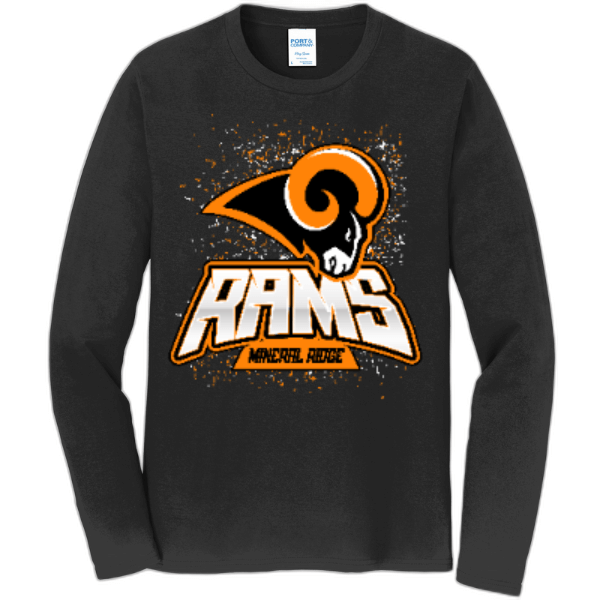 Mineral Ridge Rams Confetti Long Sleeve Tee