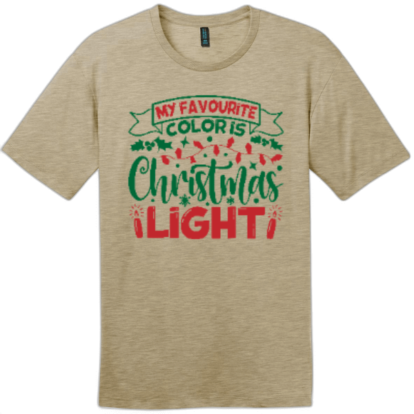 Favorite Color is Christmas Light Tee