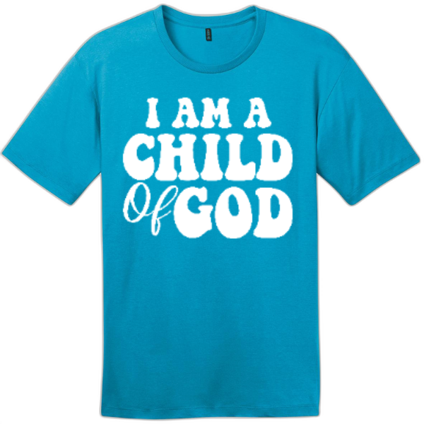 Child of God White Letter Tee