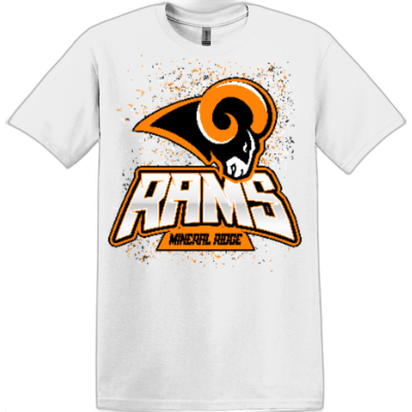 Mineral Ridge Rams Confetti Tee